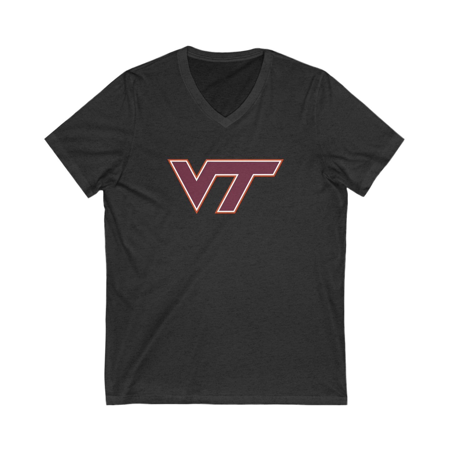 Virginia Tech Hokies Adult V-Neck T-Shirt