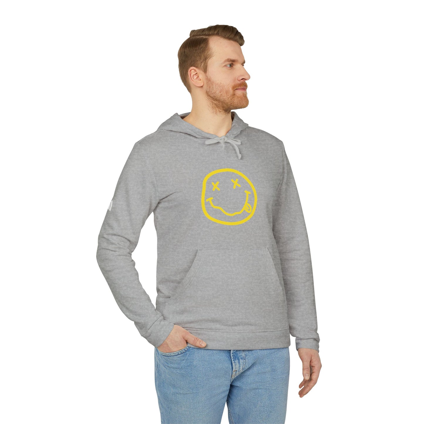 Nirvana Logo Adidas Adult Hoodie