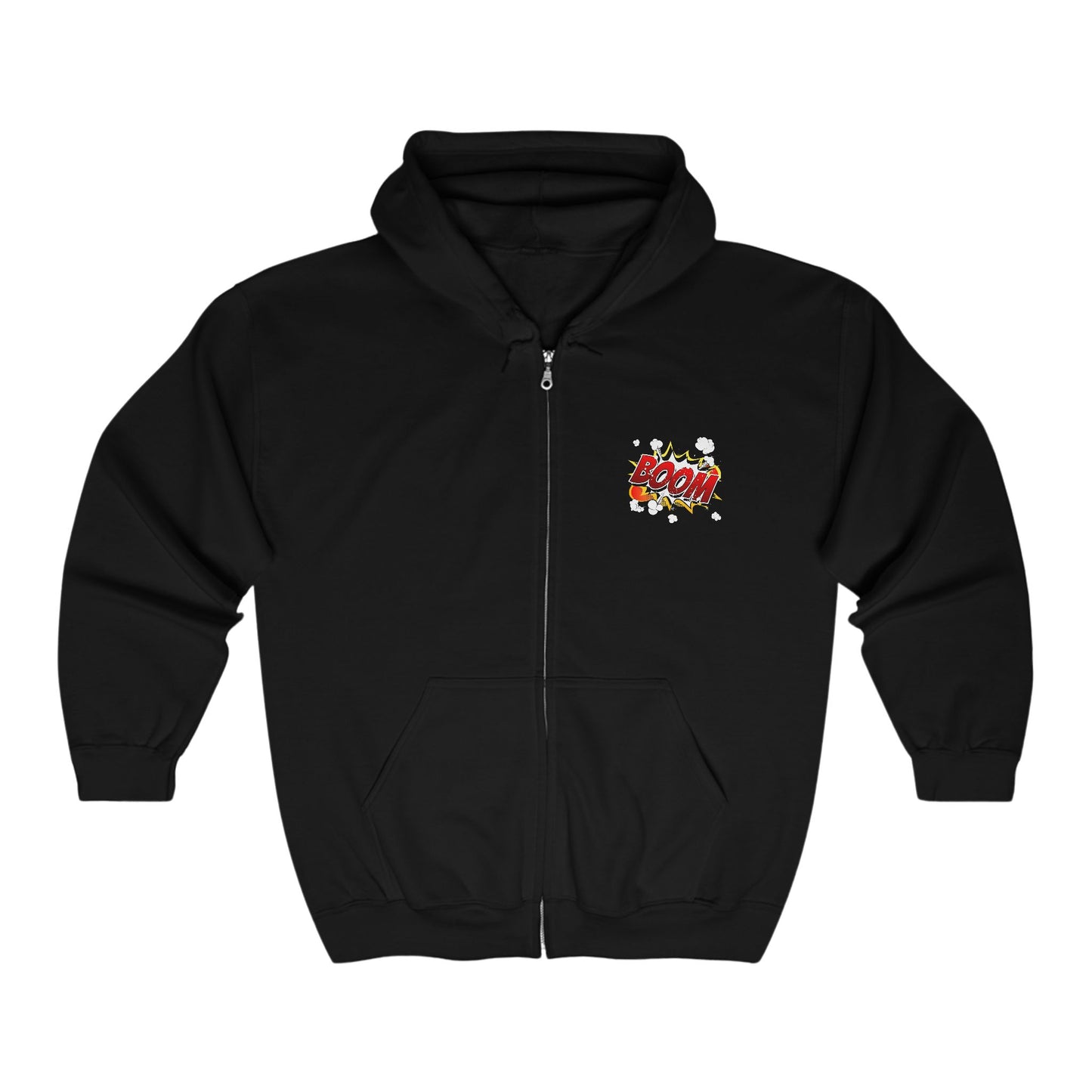 Boom Adult Zip-Up Hoodie