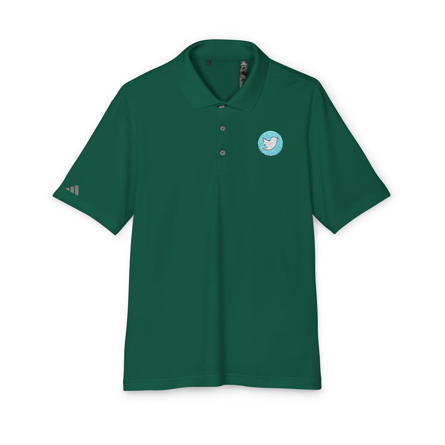 Twitter Logo Adidas Performance Polo