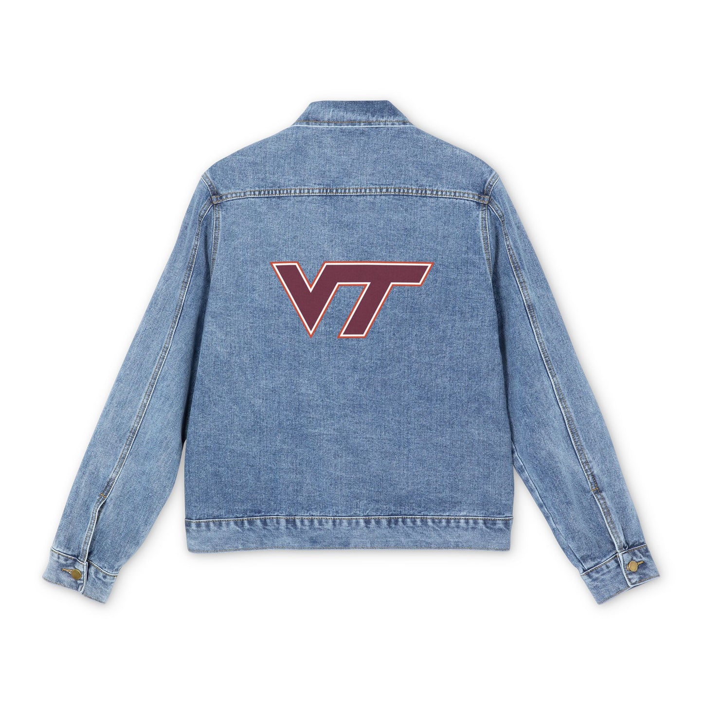 Virginia Tech Hokies Adult Denim Jacket