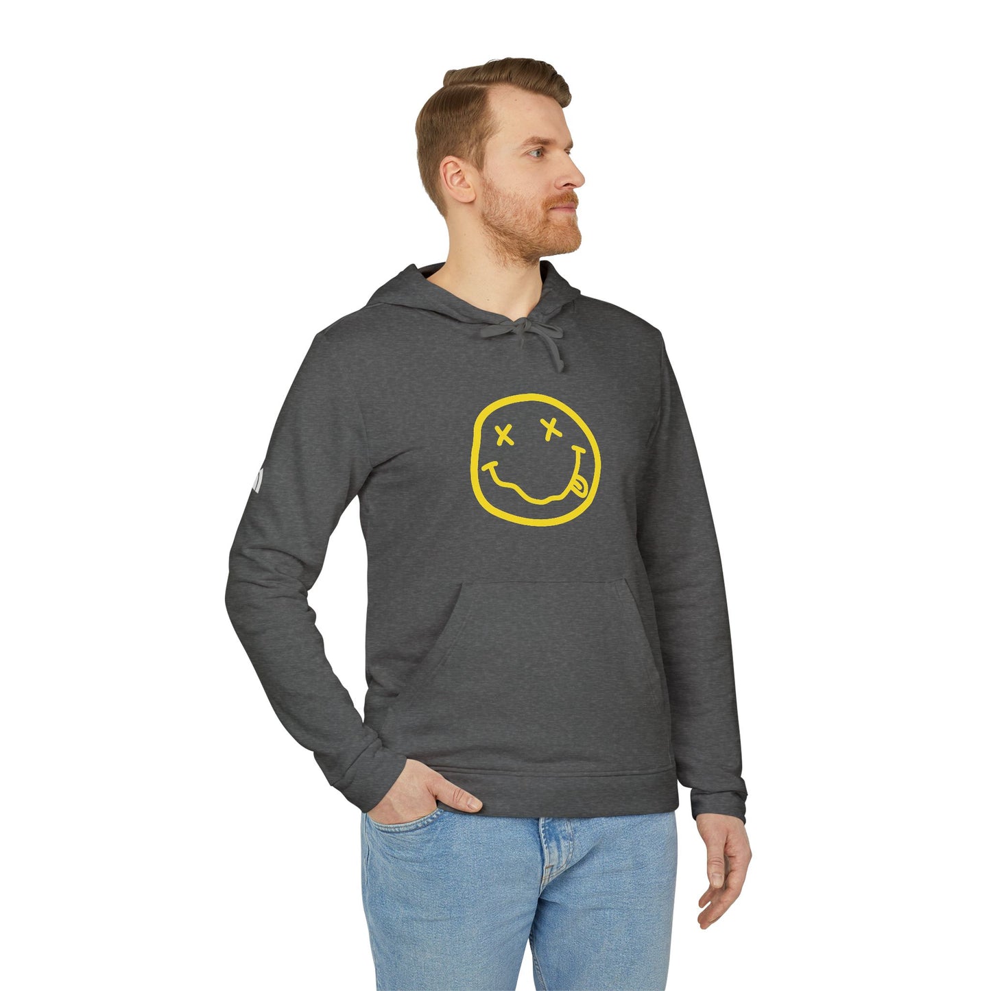 Nirvana Logo Adidas Adult Hoodie