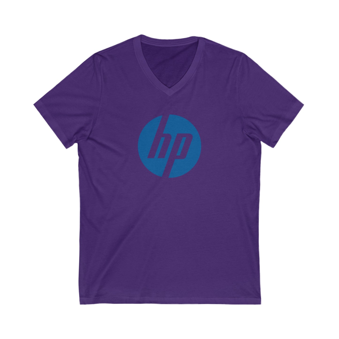 HP Logo Adult V-Neck T-Shirt