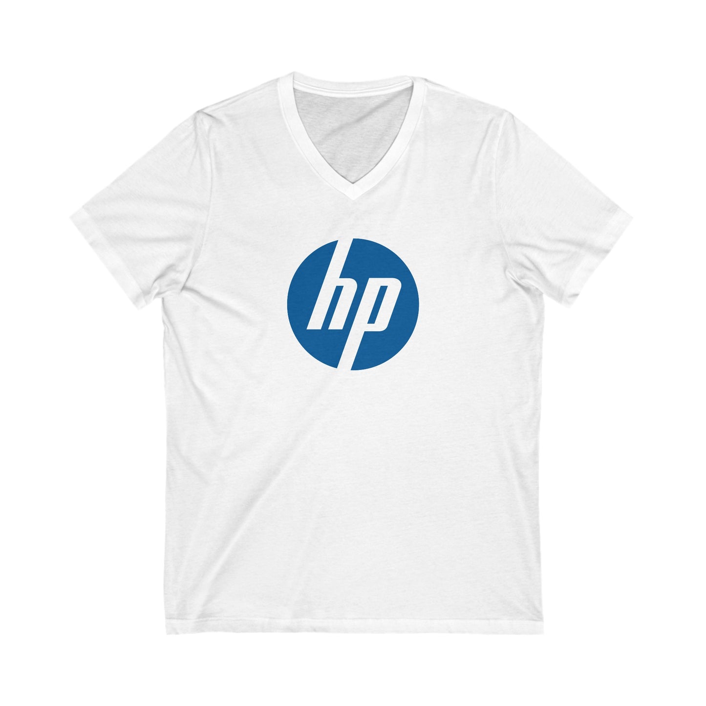 HP Logo Adult V-Neck T-Shirt