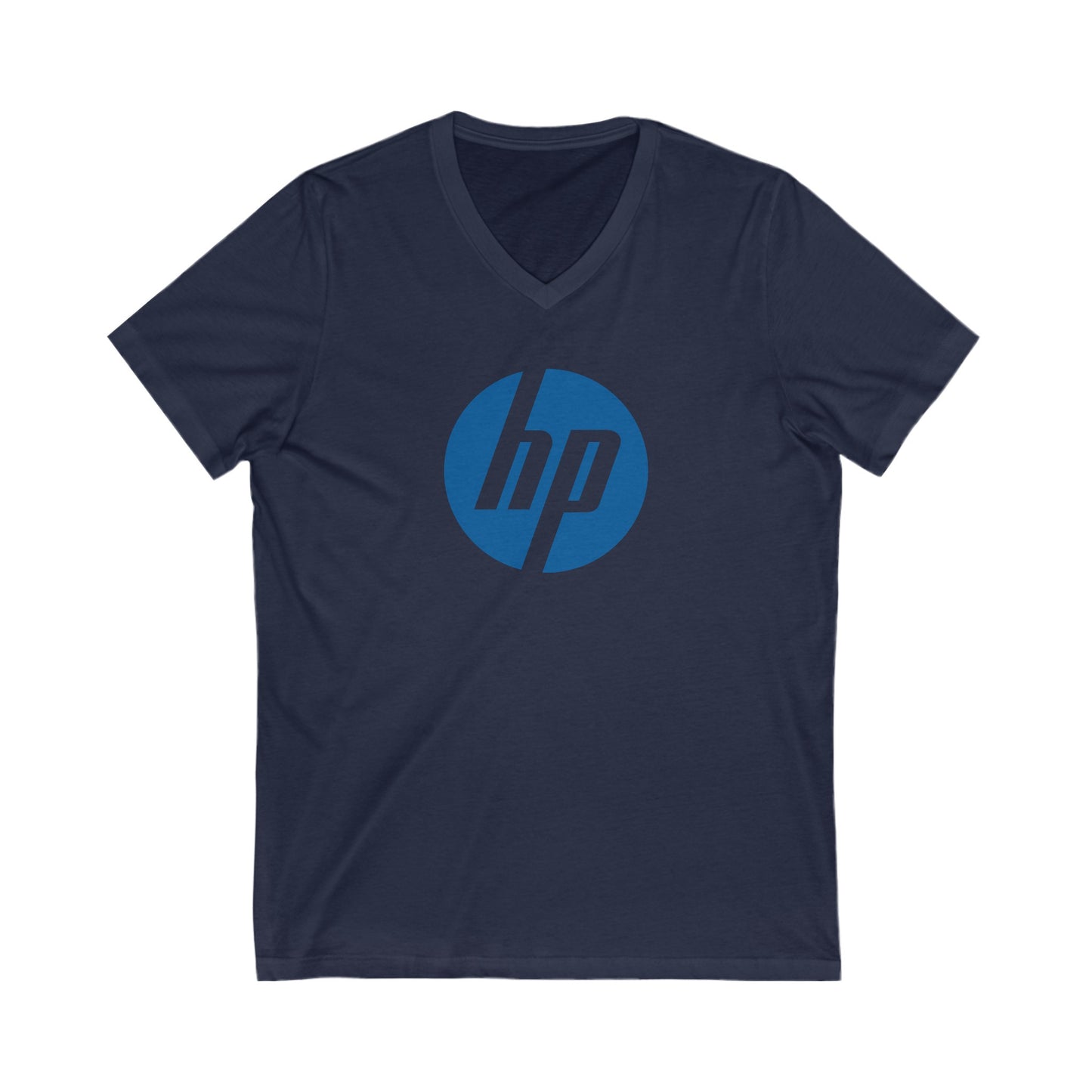 HP Logo Adult V-Neck T-Shirt