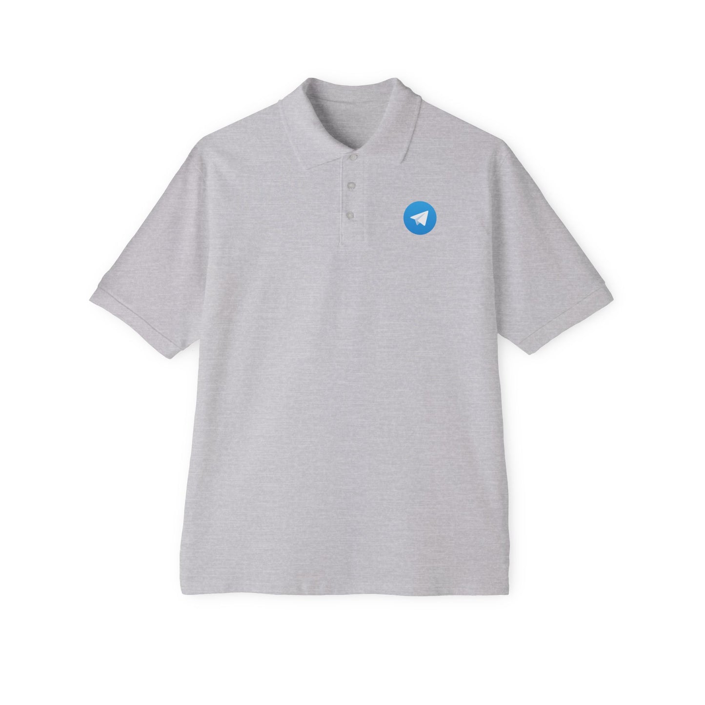 Telegram Logo Polo Shirt