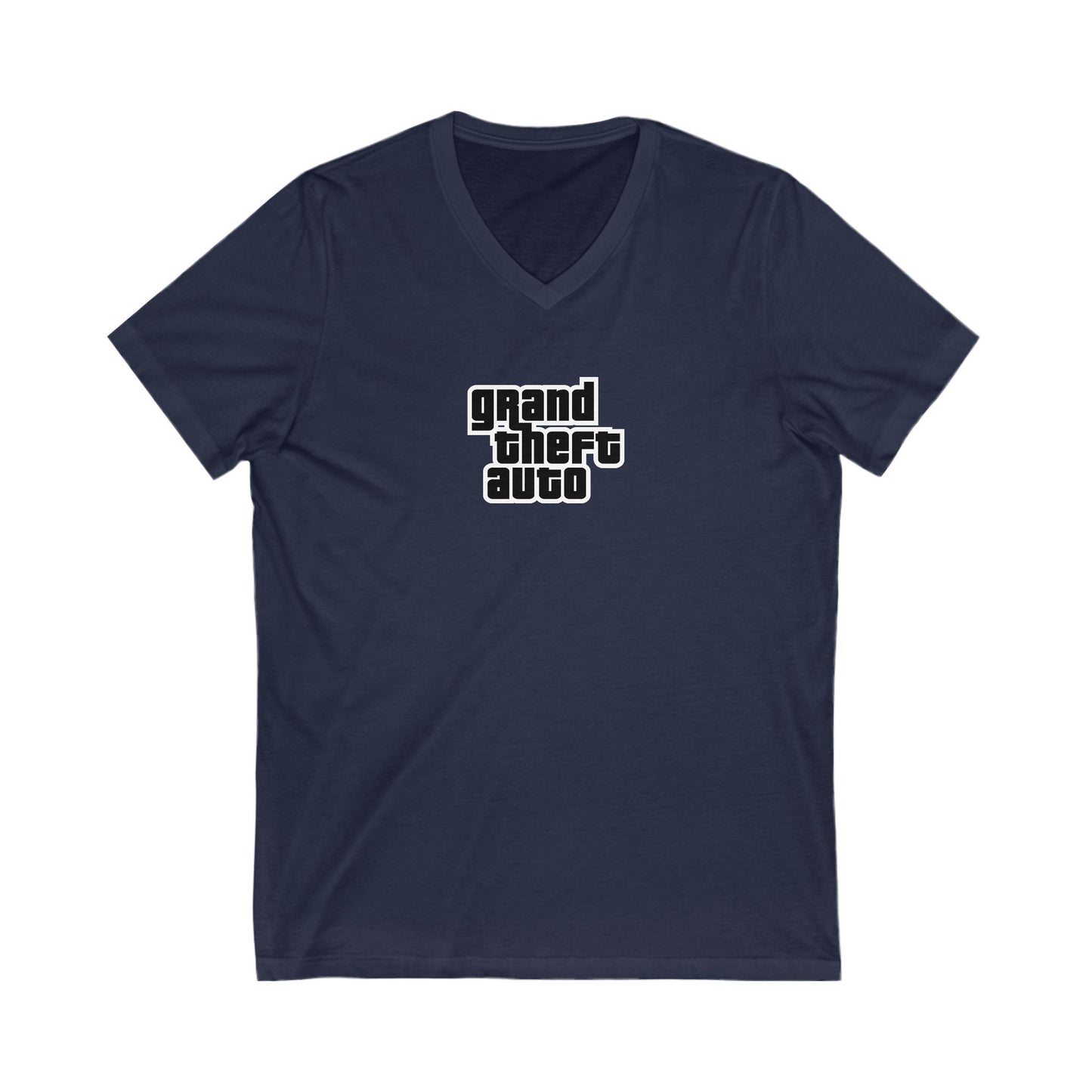 GRAND THEFT AUTO Adult V-Neck T-Shirt