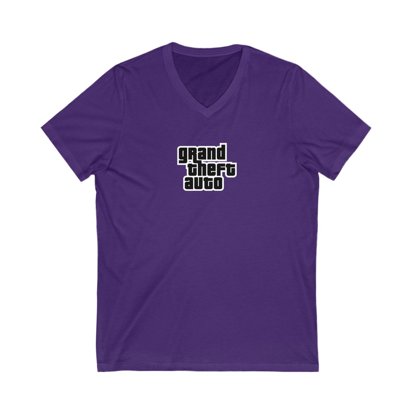 GRAND THEFT AUTO Adult V-Neck T-Shirt