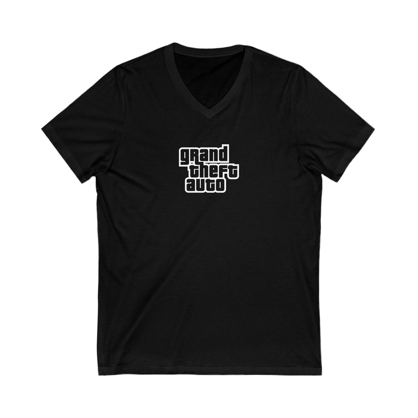 GRAND THEFT AUTO Adult V-Neck T-Shirt
