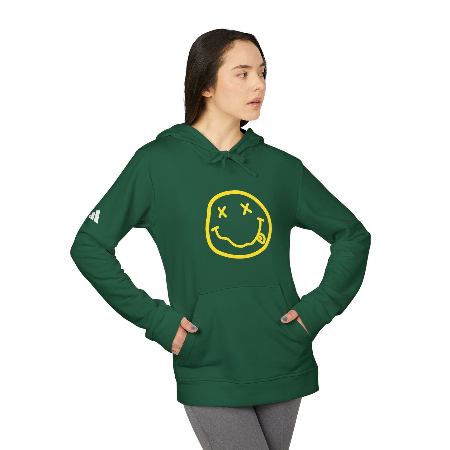 Nirvana Logo Adidas Adult Hoodie
