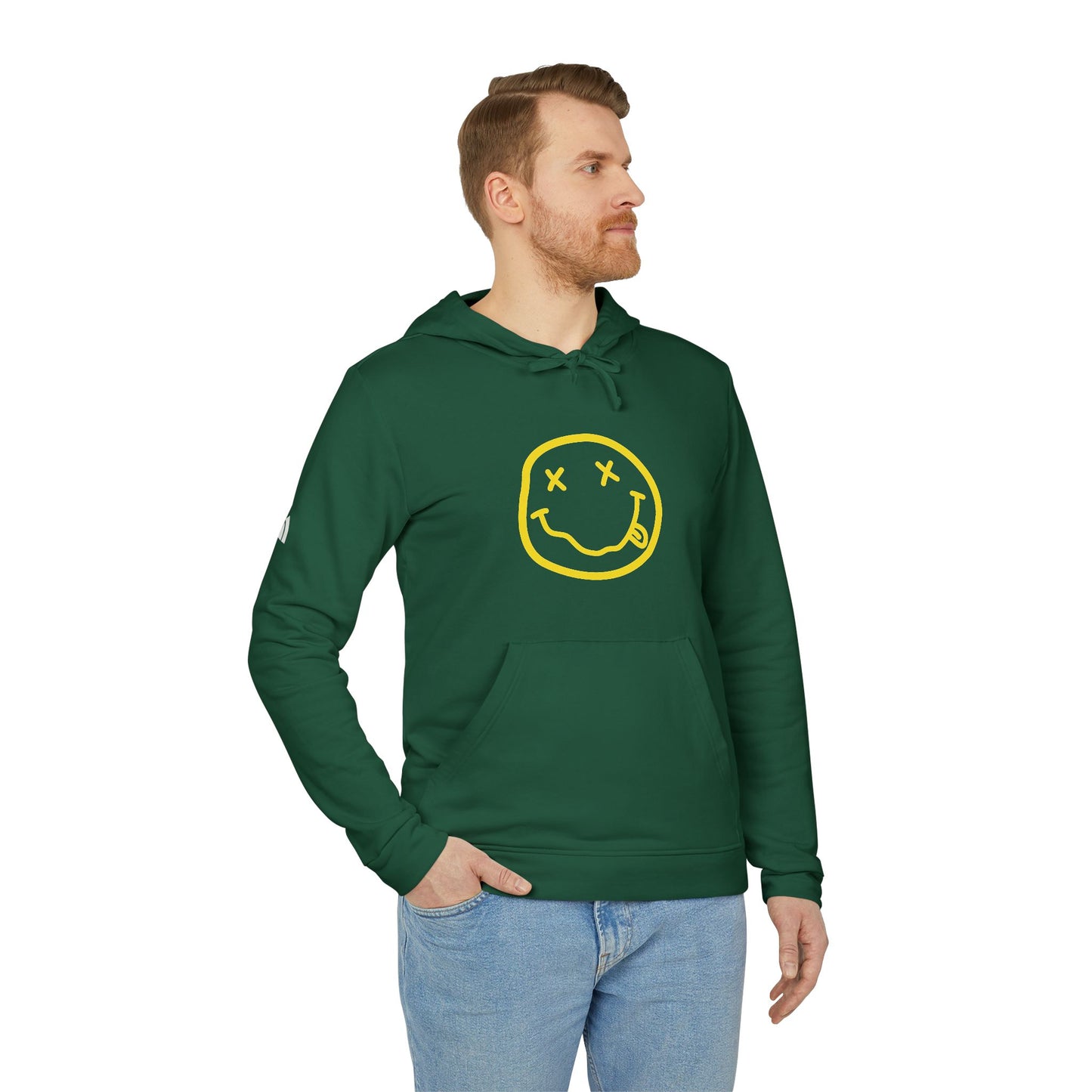 Nirvana Logo Adidas Adult Hoodie