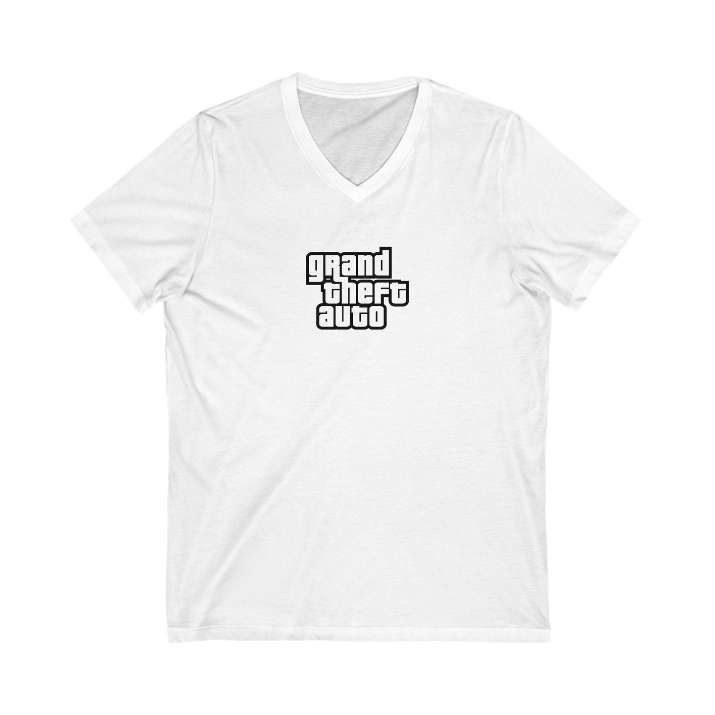 GRAND THEFT AUTO Adult V-Neck T-Shirt