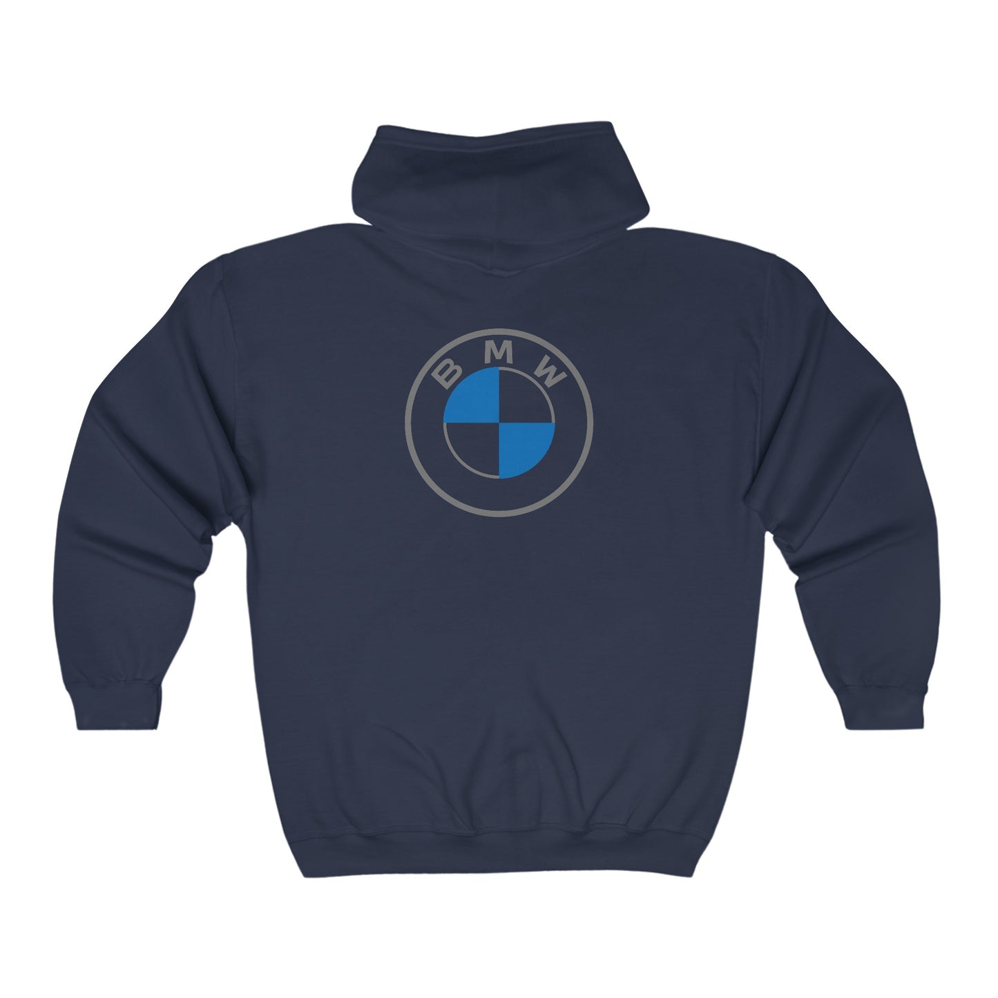 BMW Logo Adult Zip-Up Hoodie