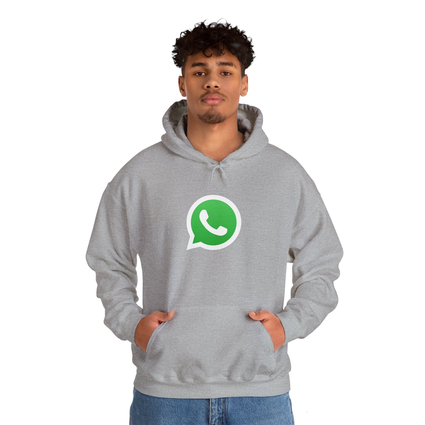 WhatsApp Logo Adult Hoodie