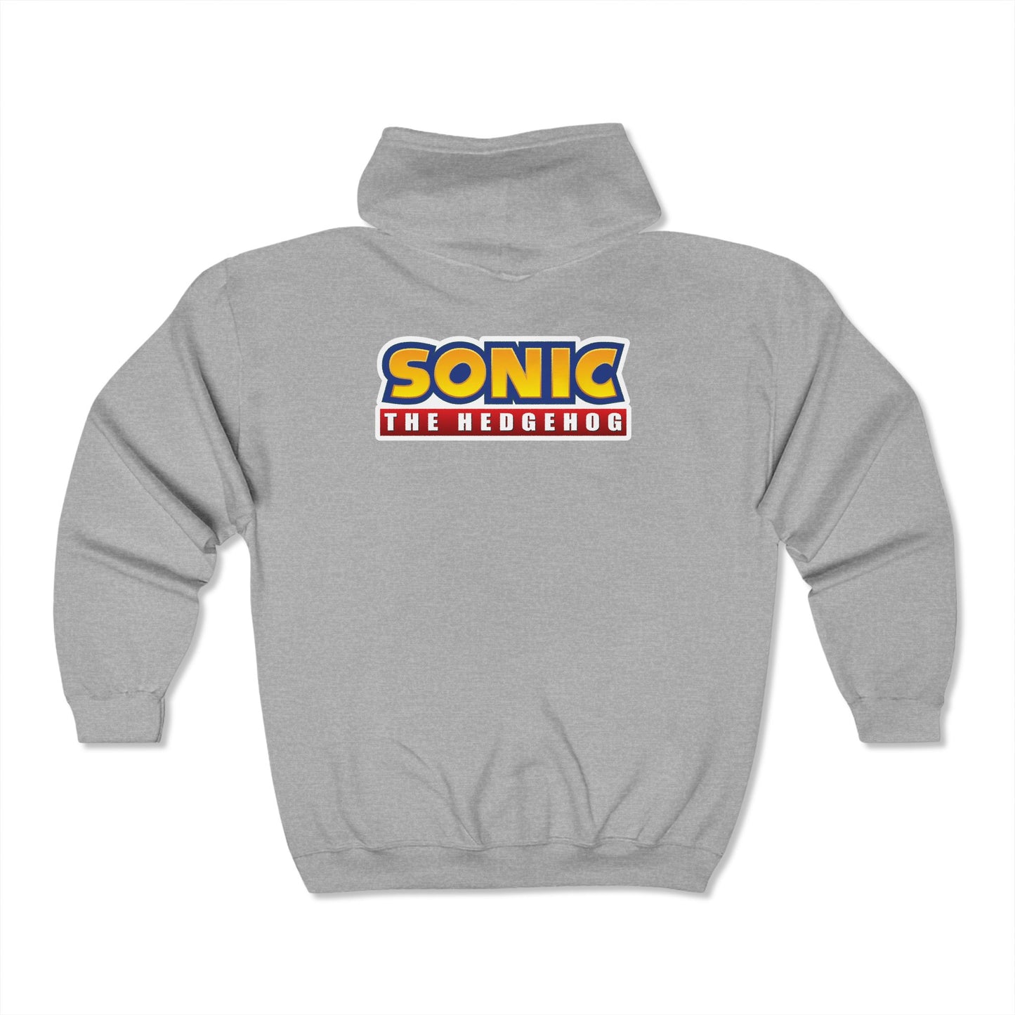 SONIC-The Hedgehog Adult Zip-Up Hoodie