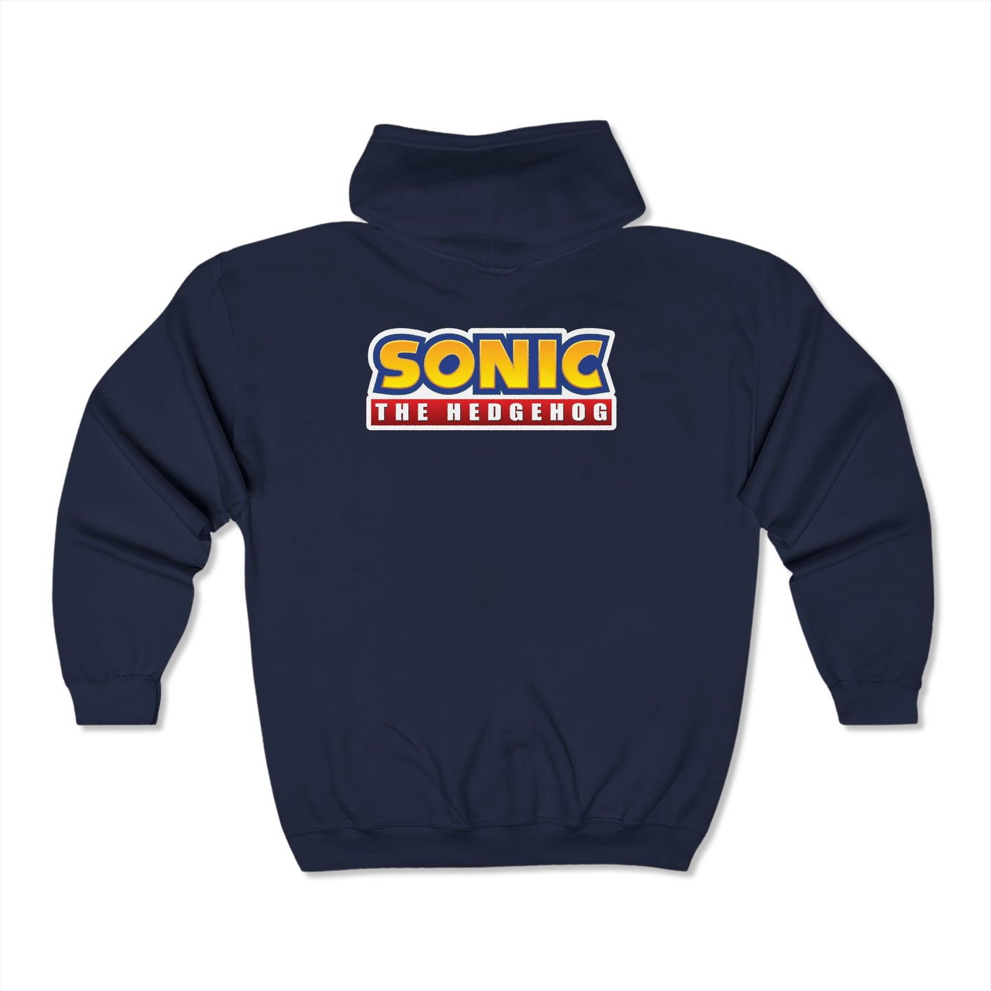 SONIC-The Hedgehog Adult Zip-Up Hoodie