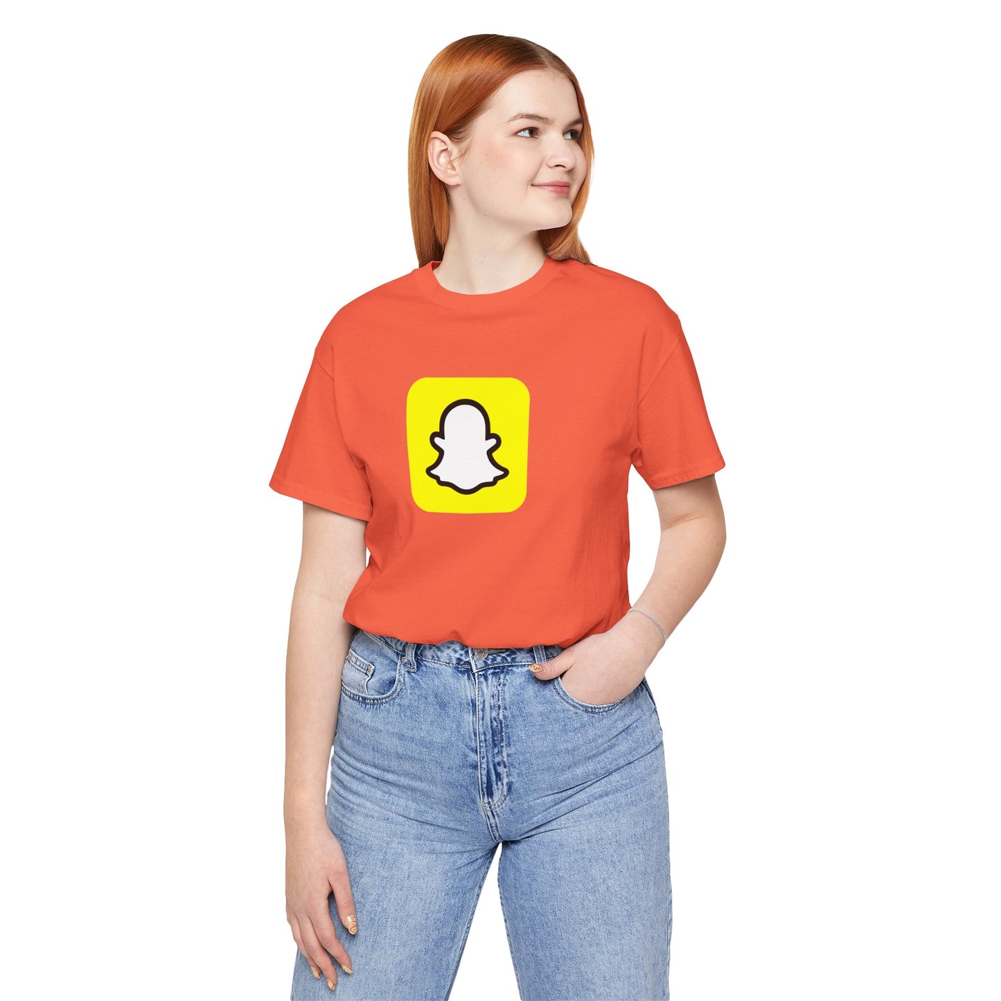 Snapchat Logo Adult T-Shirt