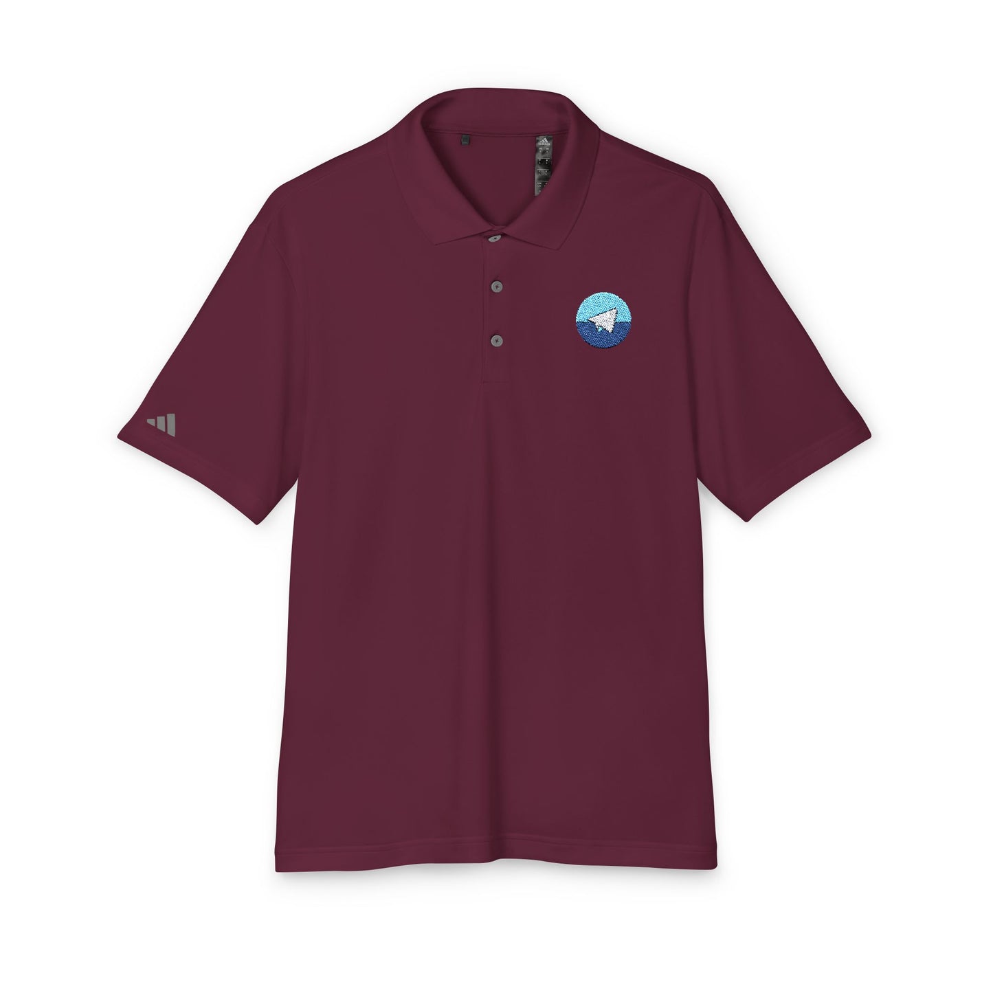 Telegram Logo Adidas Performance Polo