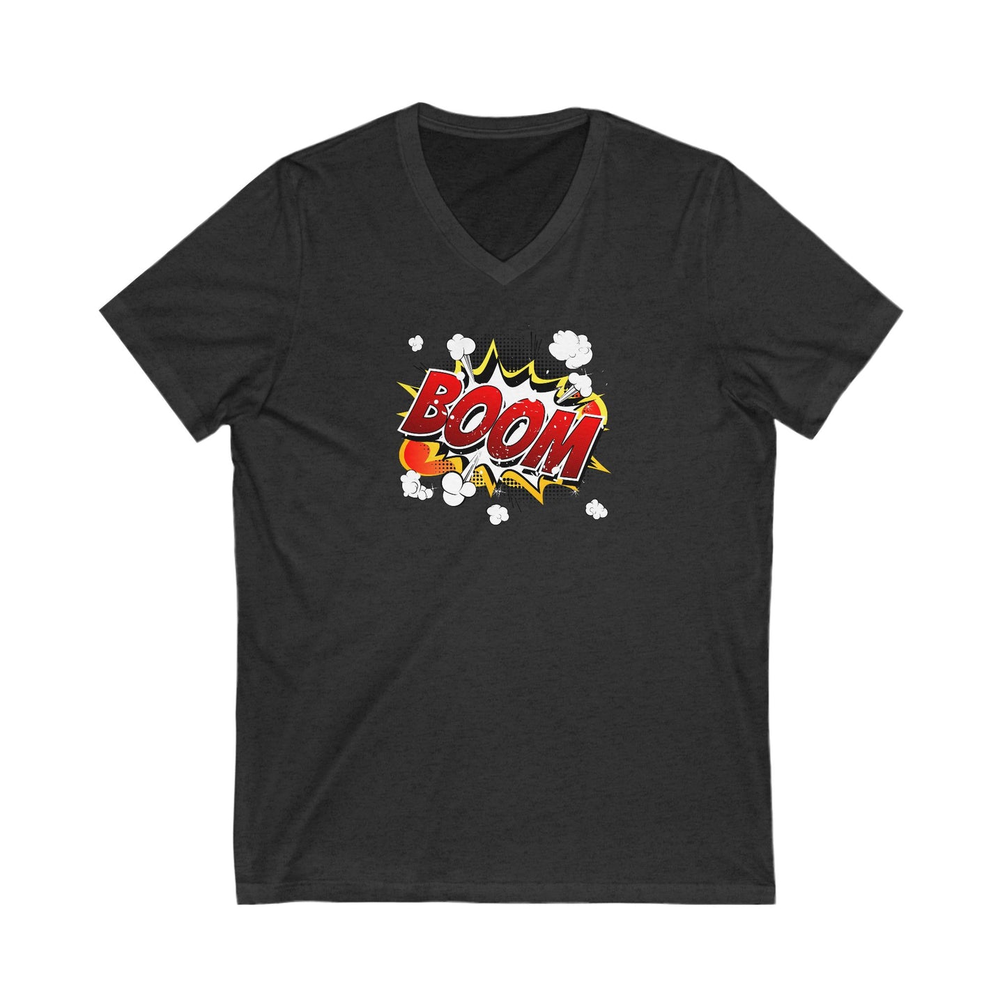 Boom Adult V-Neck T-Shirt