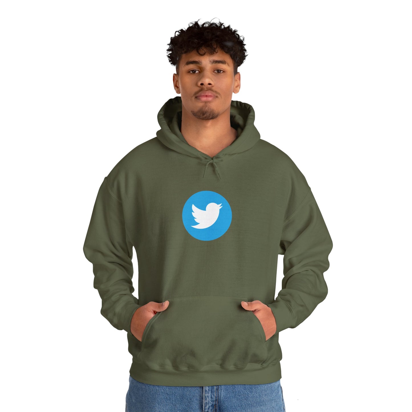 Twitter Logo Adult Hoodie