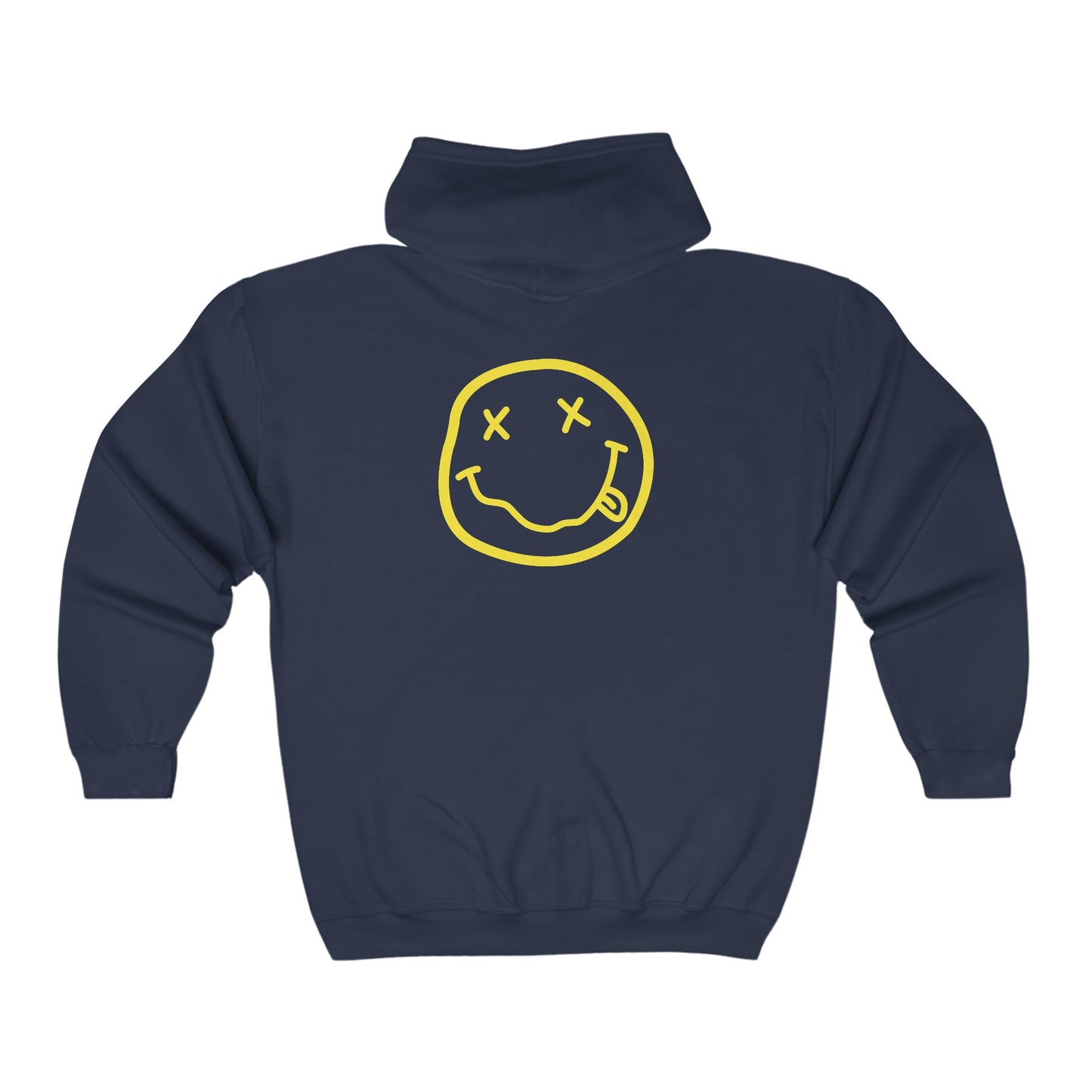 Nirvana Logo Adult Zip-Up Hoodie