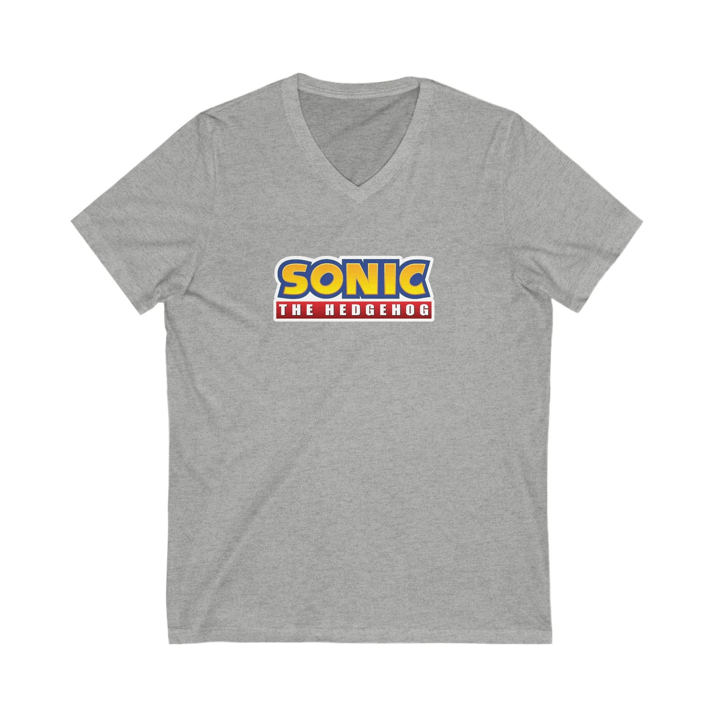SONIC-The Hedgehog Adult V-Neck T-Shirt