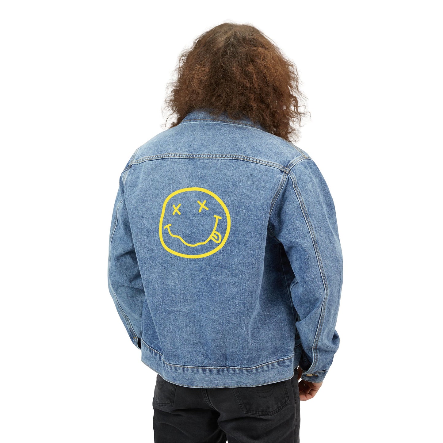 Nirvana Logo Adult Denim Jacket