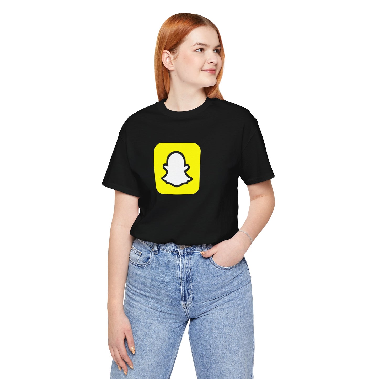 Snapchat Logo Adult T-Shirt