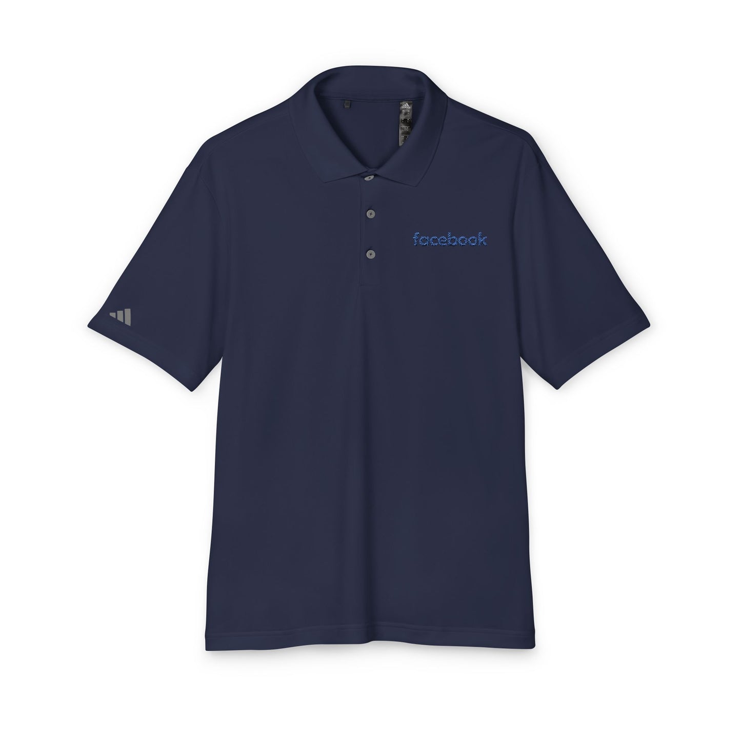 Facebook Logo Adidas Performance Polo