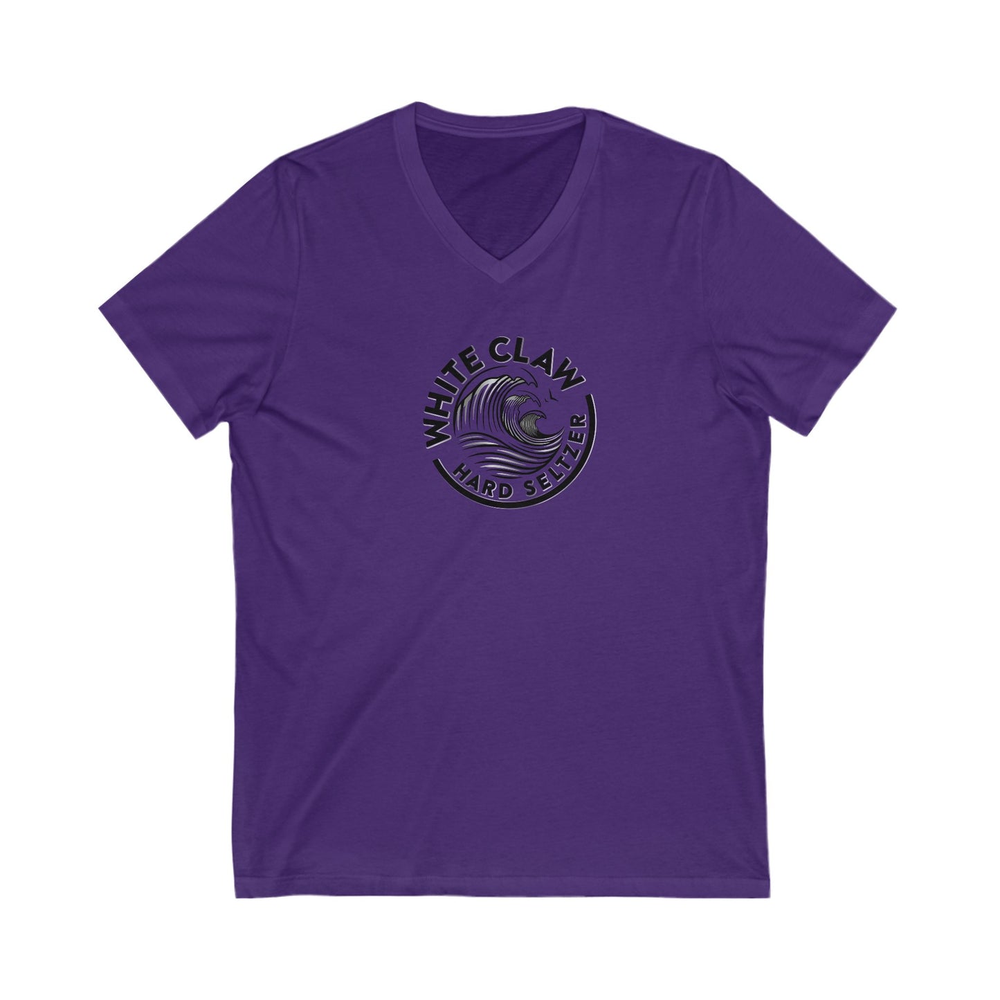 White Claw Logo Adult V-Neck T-Shirt