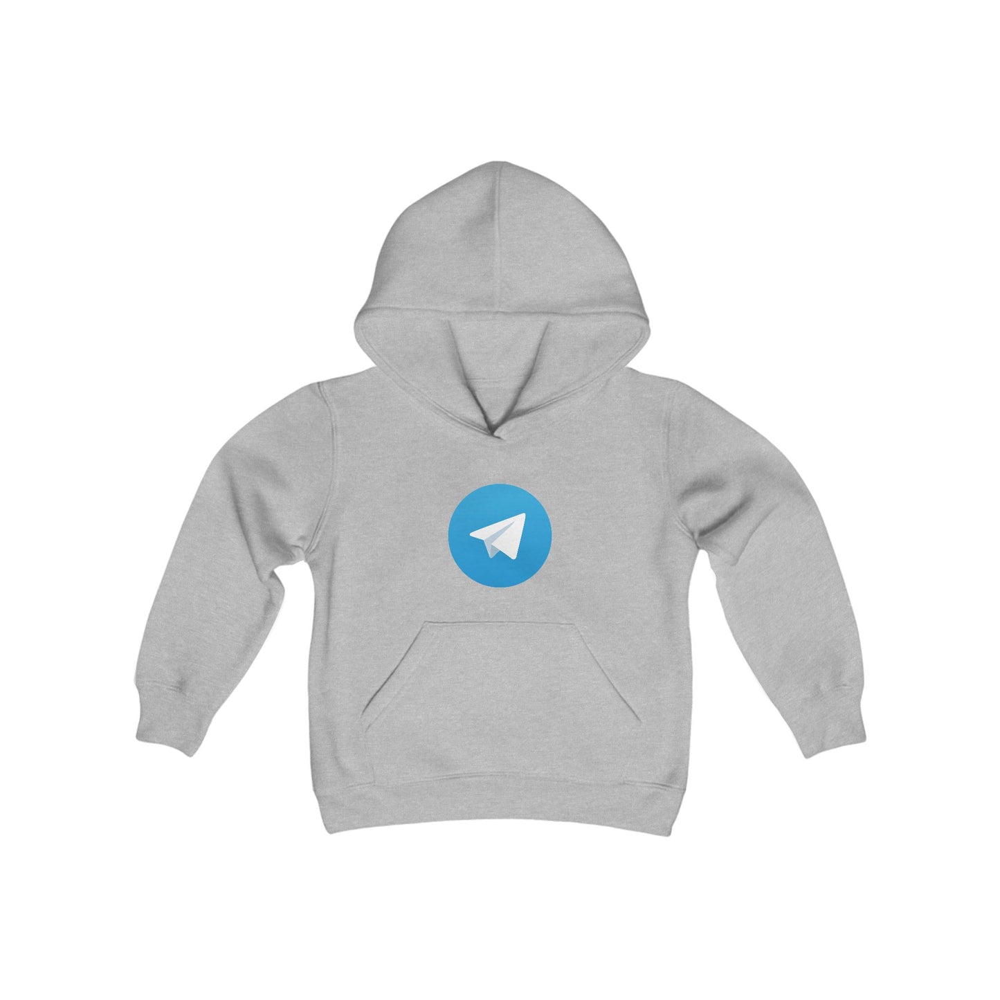 Telegram Logo Youth Hoodie