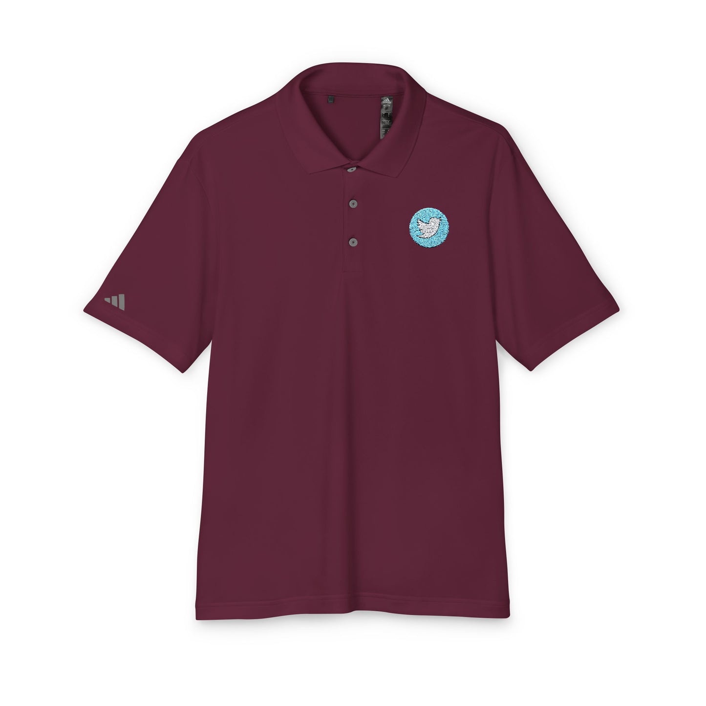 Twitter Logo Adidas Performance Polo