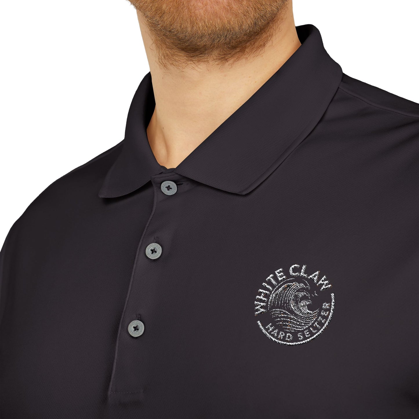 White Claw Logo Adidas Performance Polo
