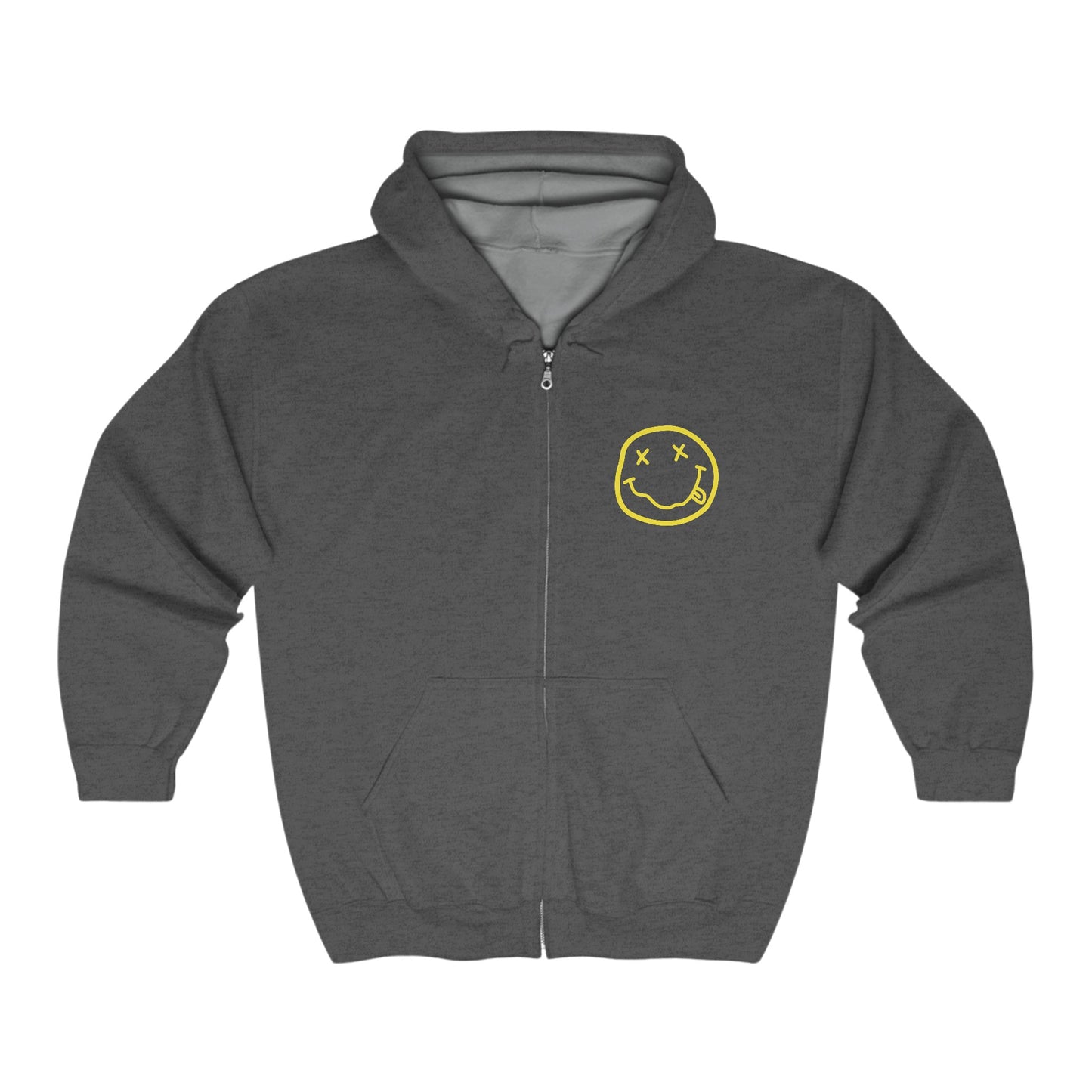 Nirvana Logo Adult Zip-Up Hoodie