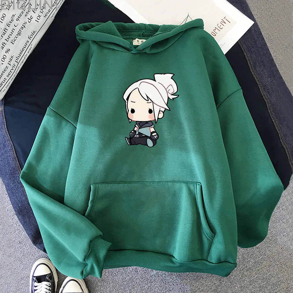 Valorant Anime Cartoon Hoodie