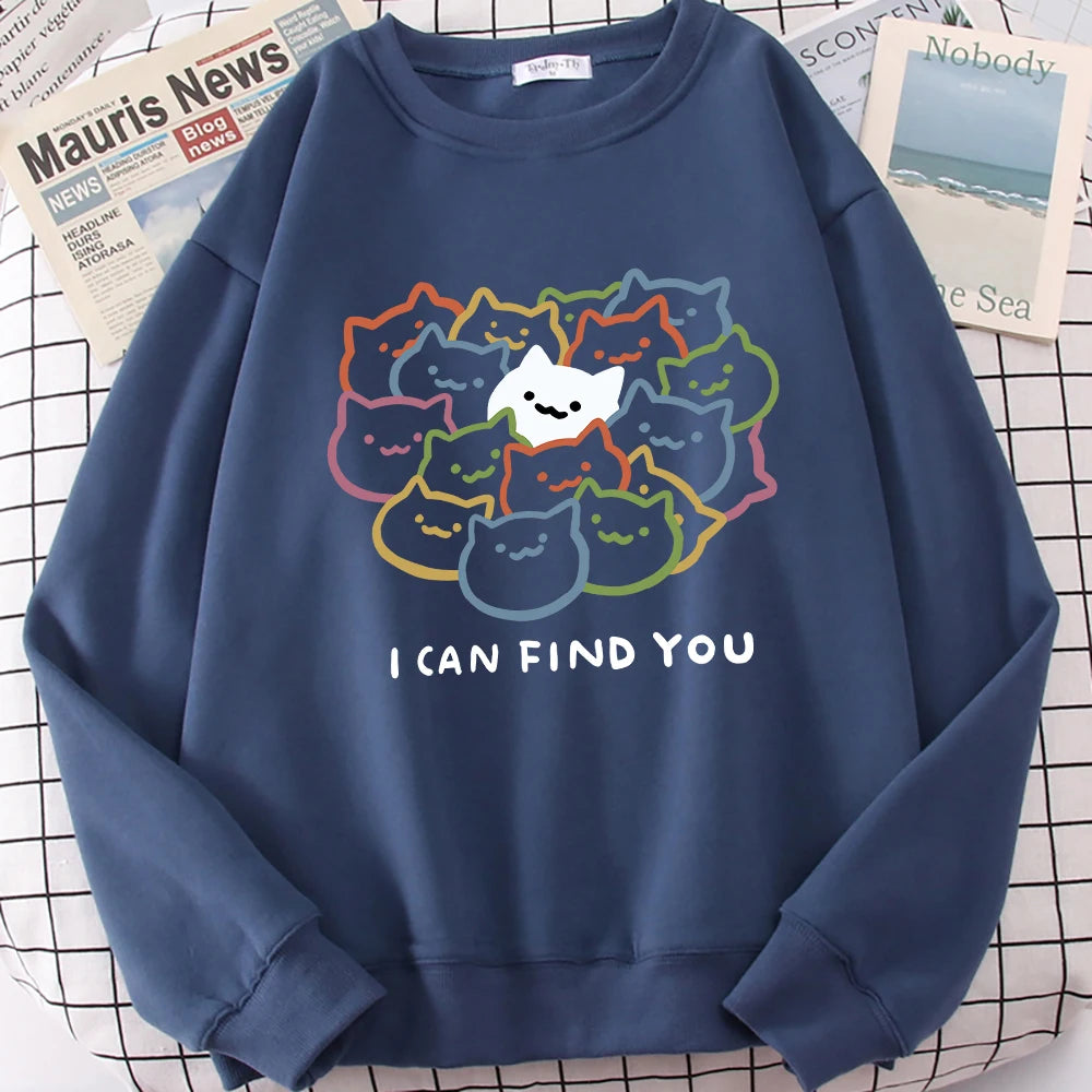 Hiding Cat Sweatshirt