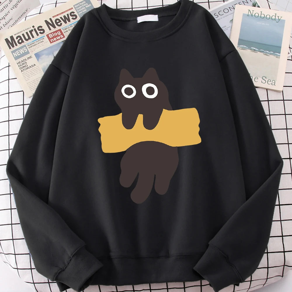Taped Cat Sweatshirt