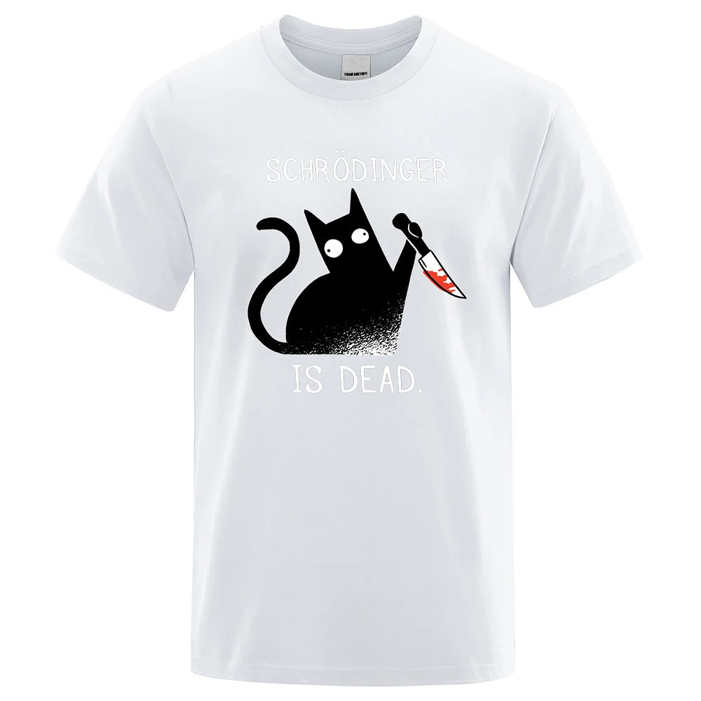Black Cat Murder Schrödinger T-Shirt