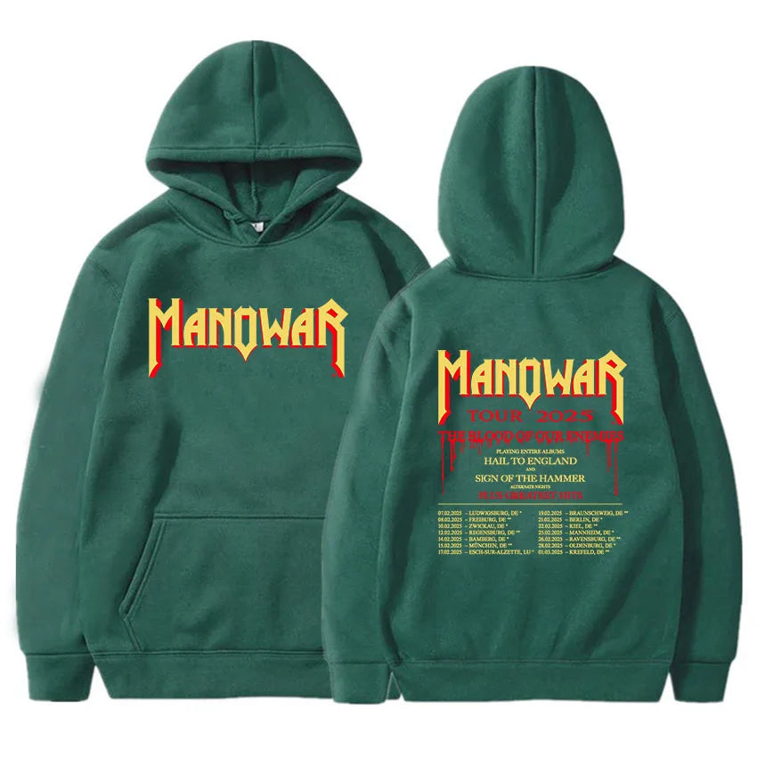 The Blood Of Our Enemies Manowar Tour 2025 Hoodie