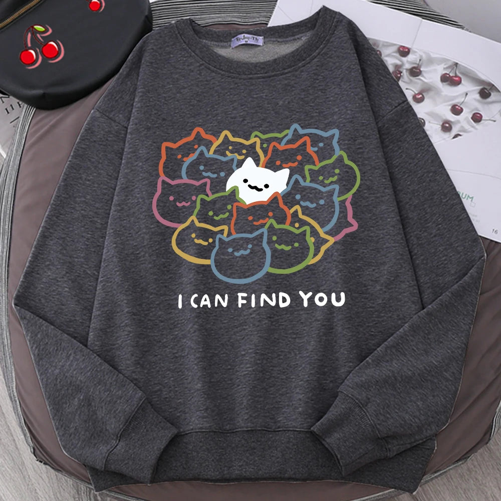 Hiding Cat Sweatshirt