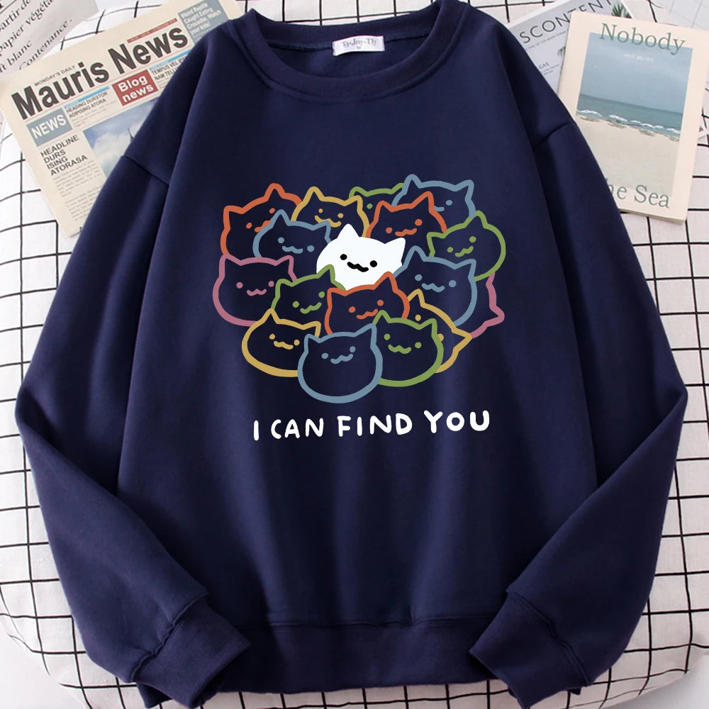 Hiding Cat Sweatshirt