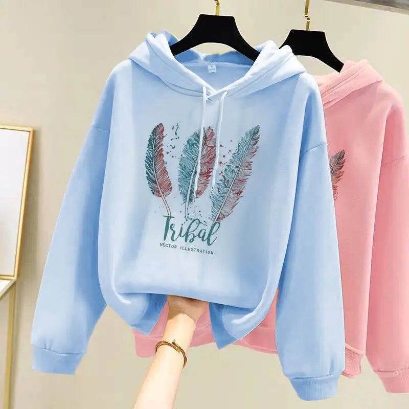 Tribal feathers Hoodie