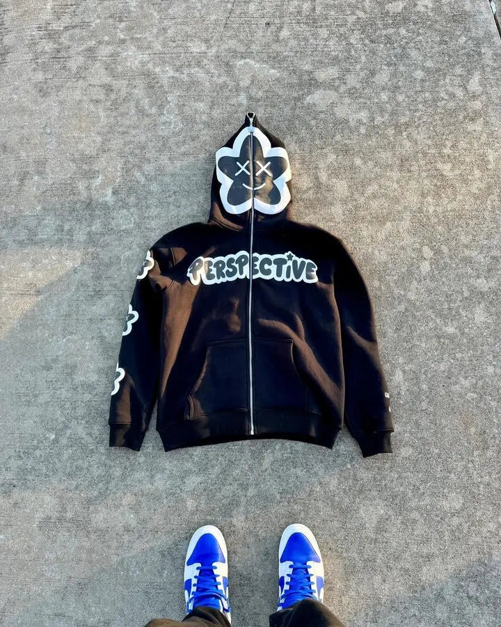 Perspective Zip-Up Hoodie