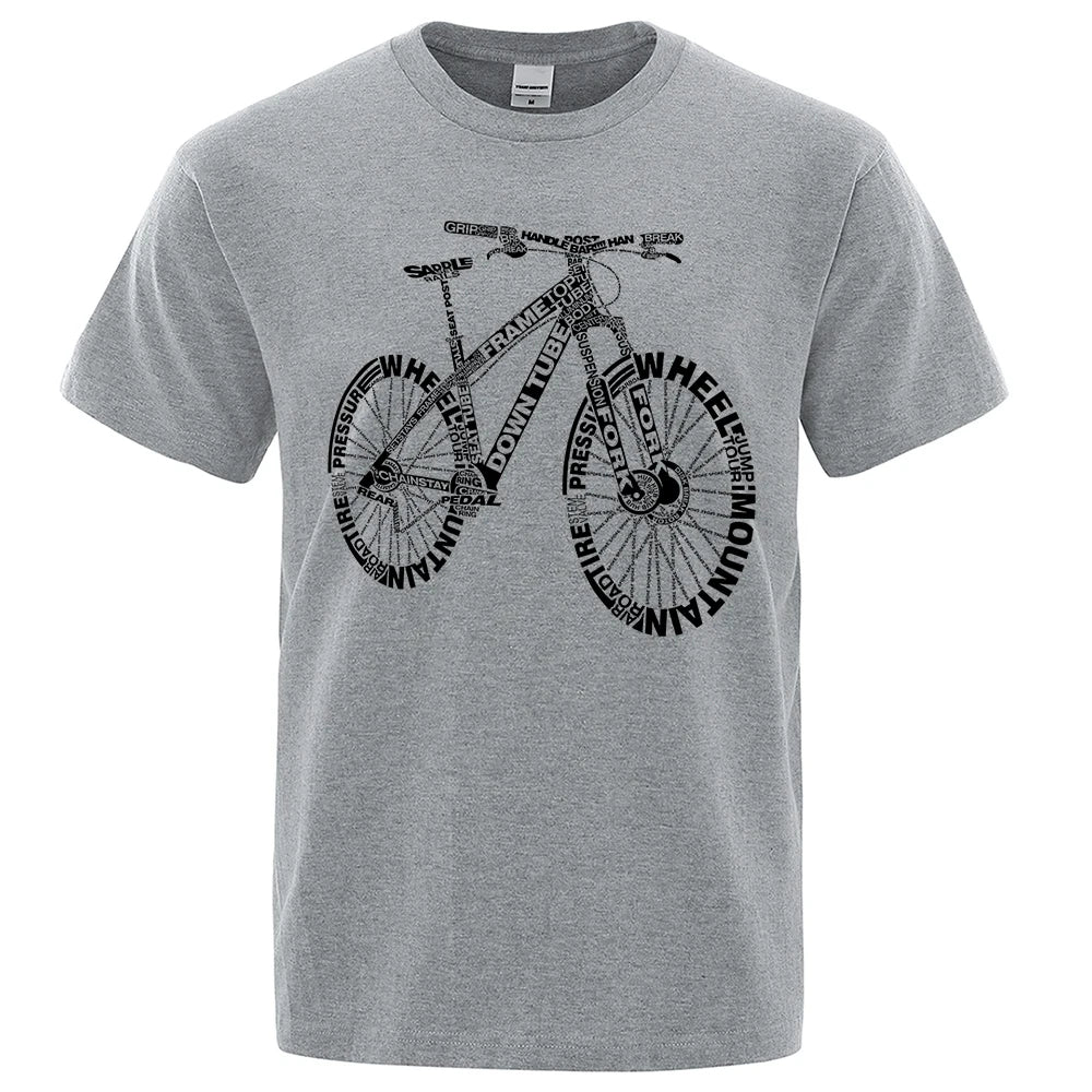 Alphabetic Mountain Bike T-Shirt