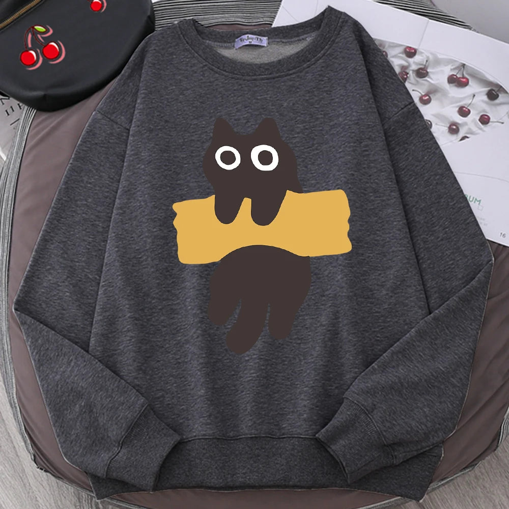 Taped Cat Sweatshirt