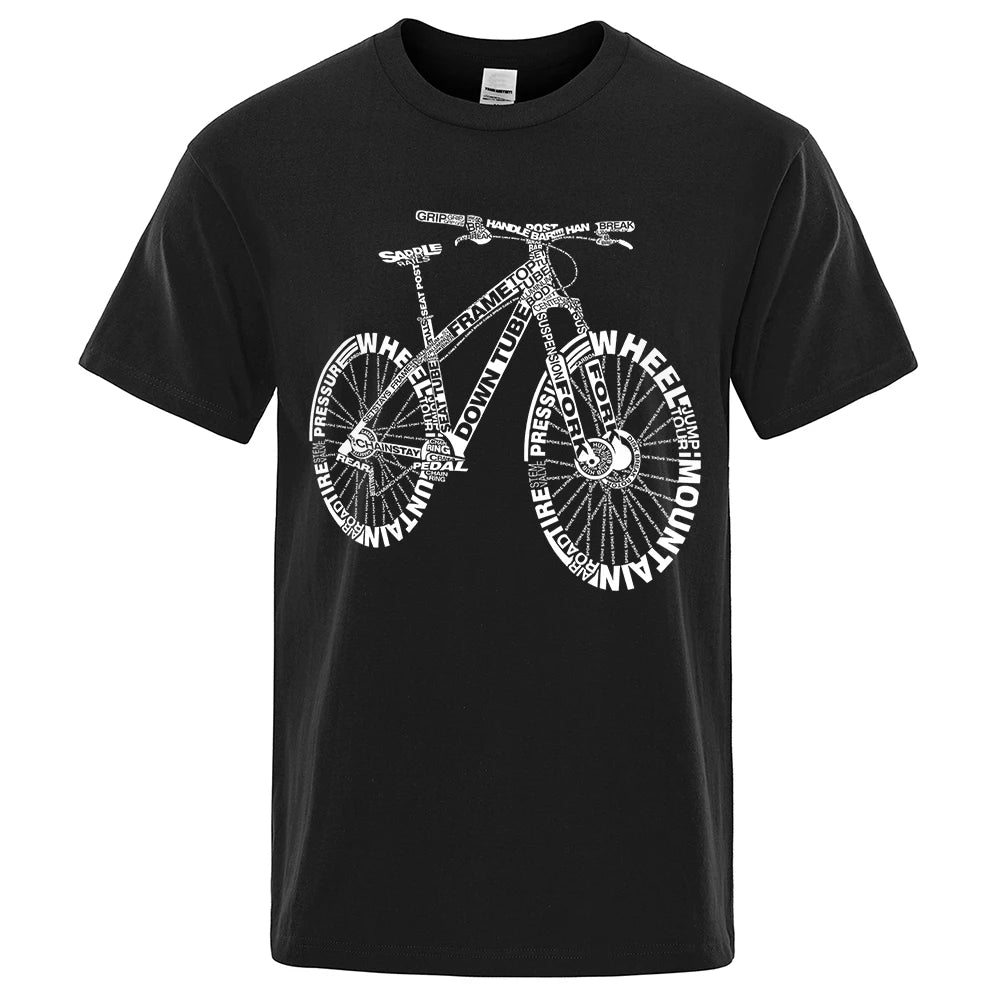 Alphabetic Mountain Bike T-Shirt