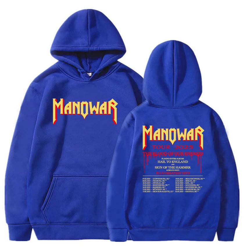 The Blood Of Our Enemies Manowar Tour 2025 Hoodie