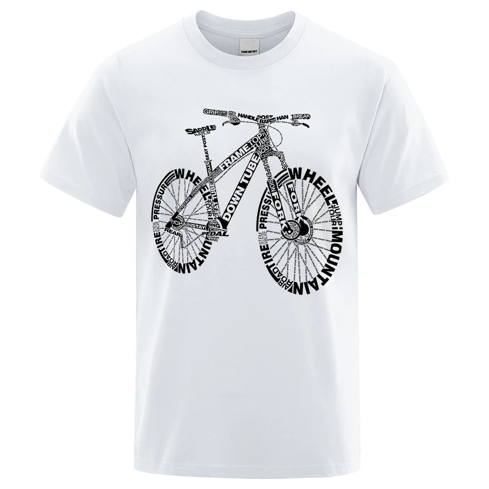 Alphabetic Mountain Bike T-Shirt