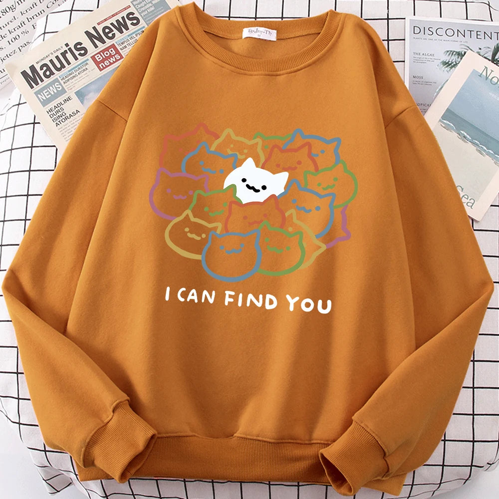 Hiding Cat Sweatshirt