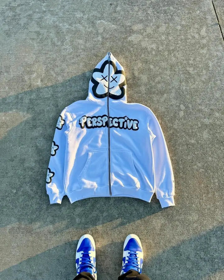Perspective Zip-Up Hoodie